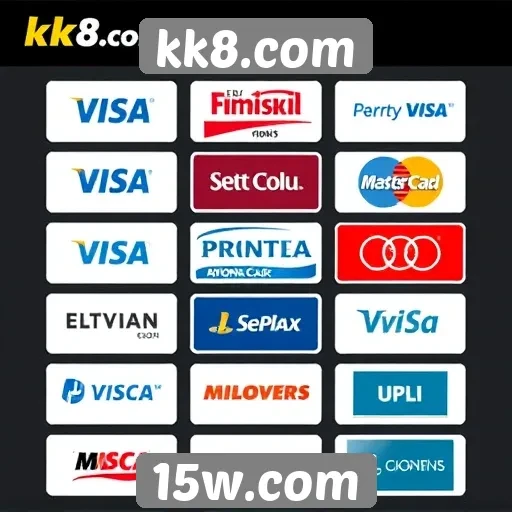 Variedade de métodos de pagamento no kk8.com